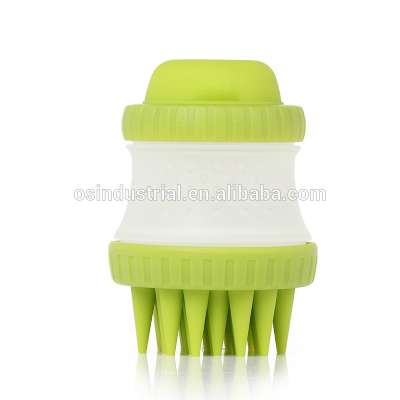 Wholesale BPA Free 100% Food Grade Custom Pet Brush Silicone Washing Brush